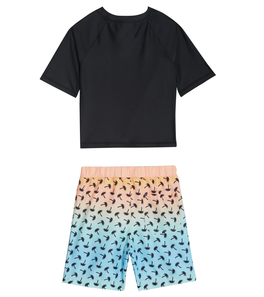 Swimfix Boys' Palm Springs Short Sleeve Rashguard Set (Baby, Toddler) - Image 2