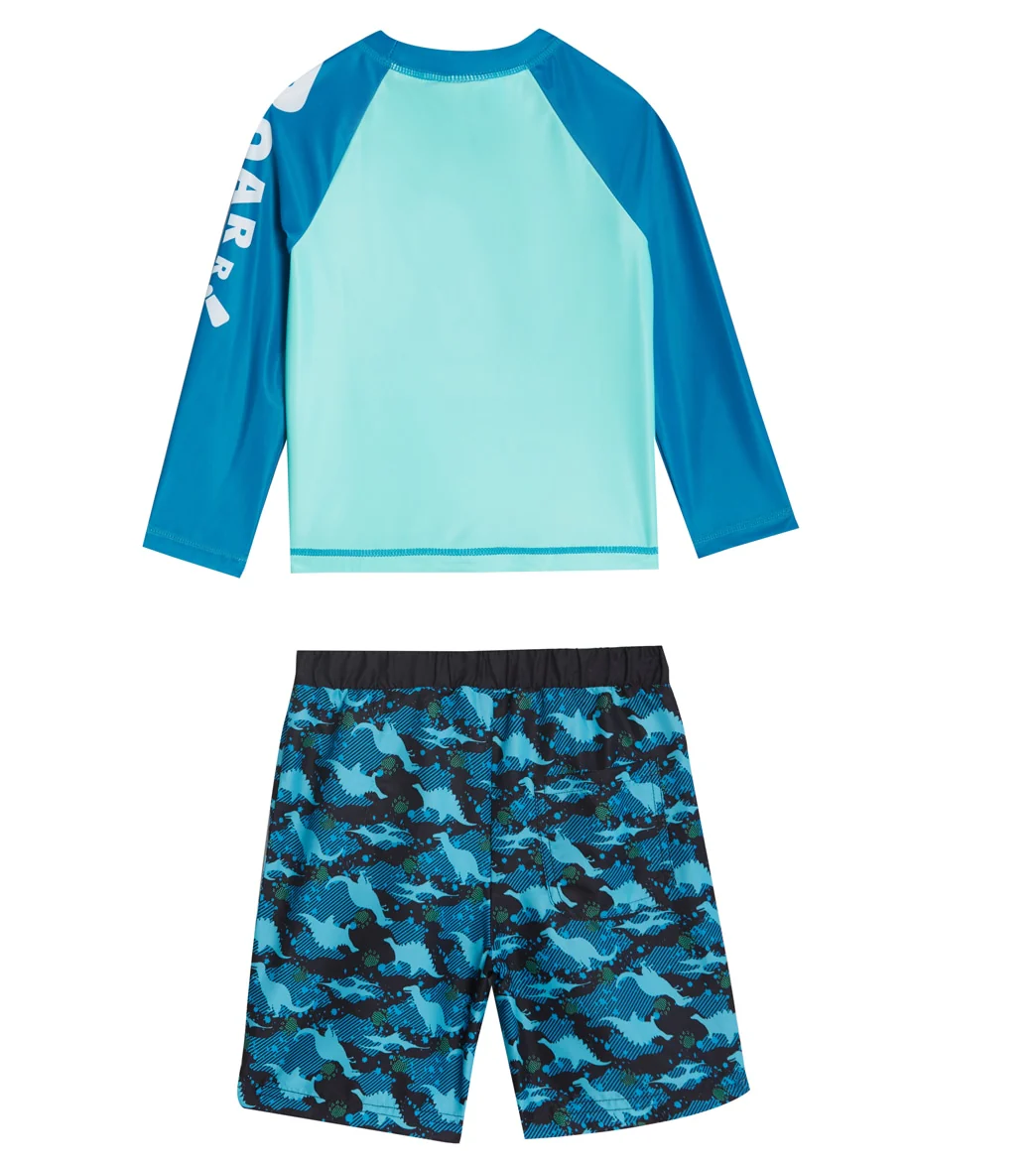 Swimfix Boys' Roar Long Sleeve Rashguard Set (Baby, Toddler) - Image 2