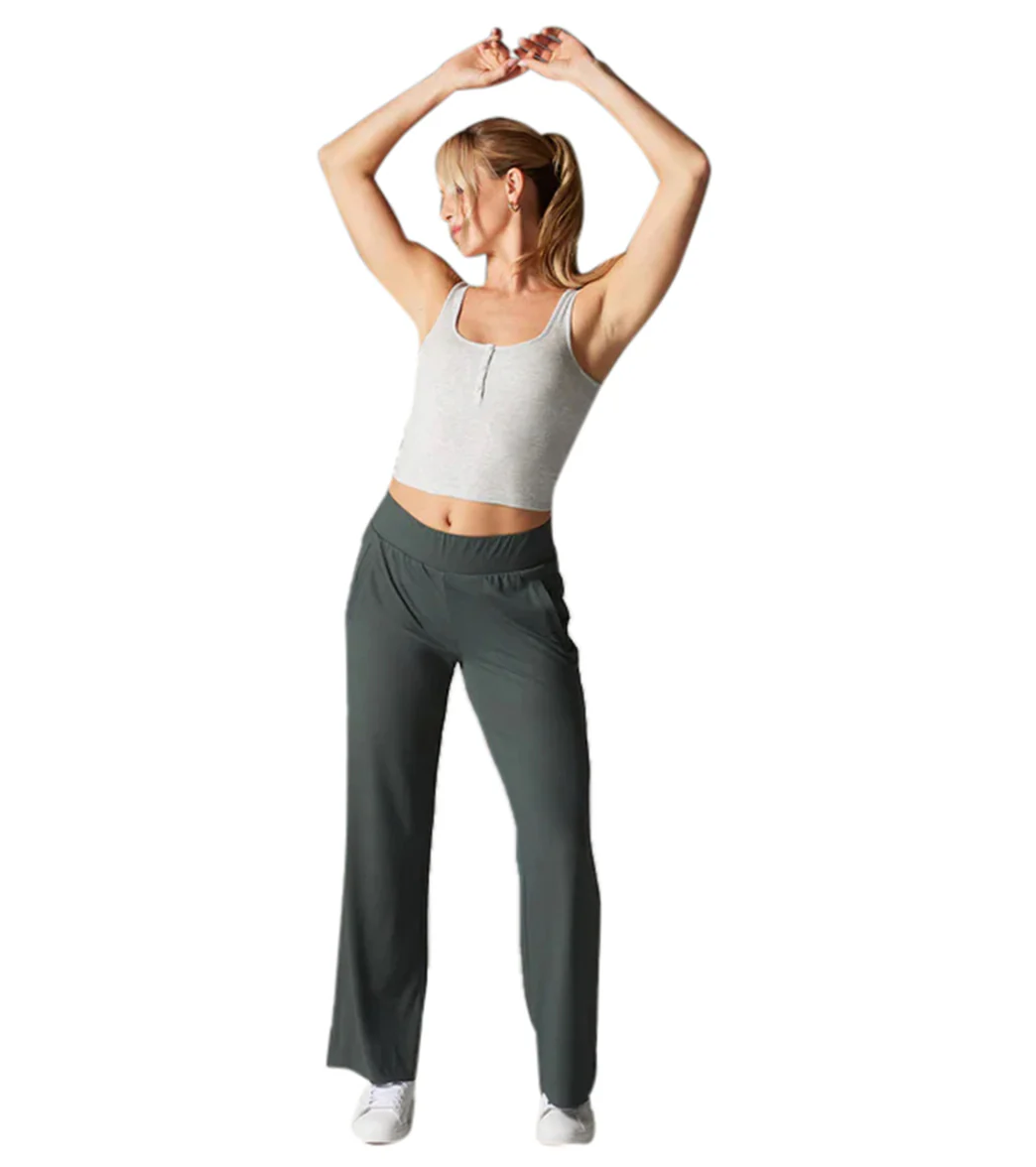 Tavi Brushed Tec Knit Wide Leg Pant - Image 12