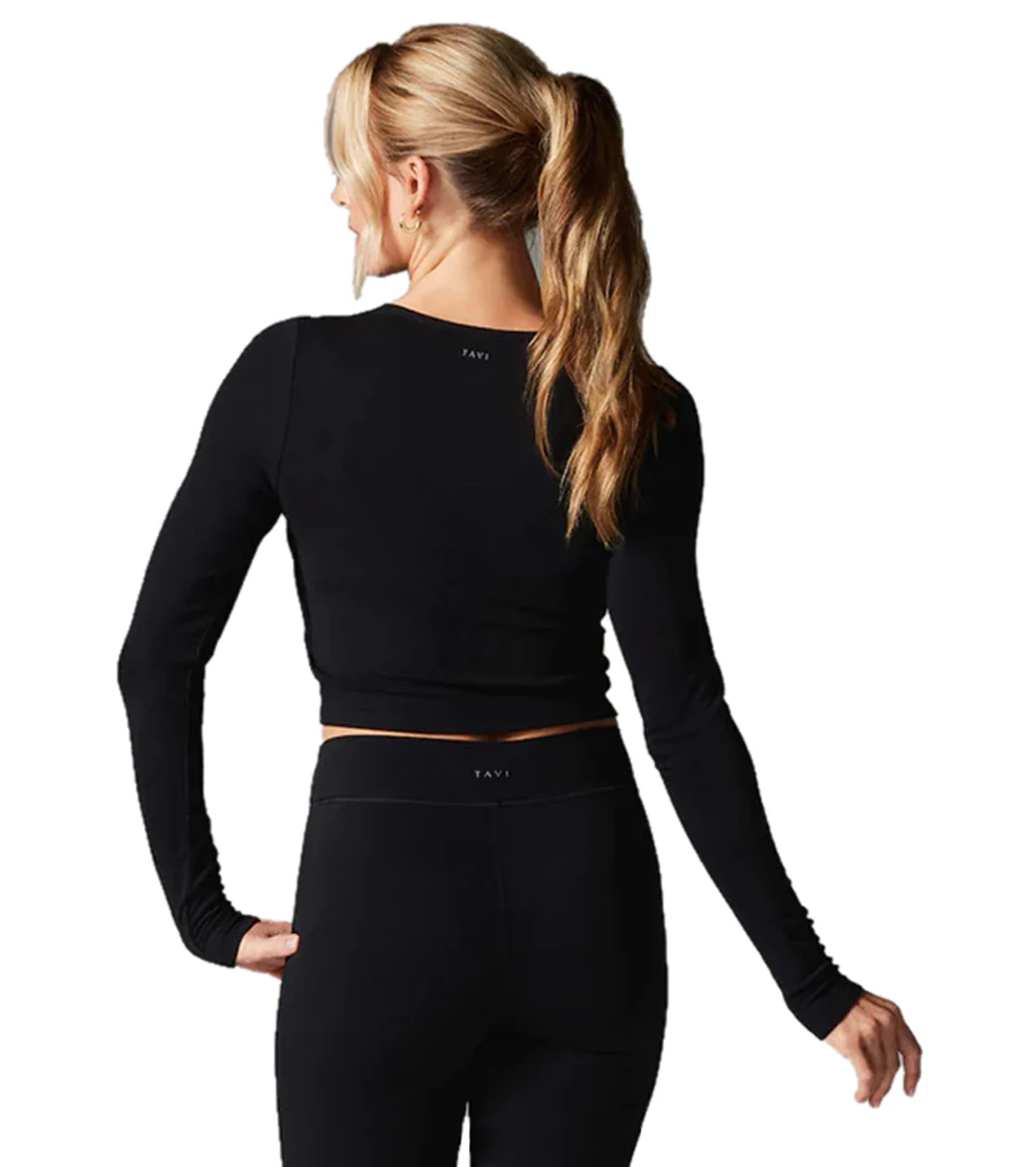 Tavi Criss Cross Long Sleeve Top - Image 9