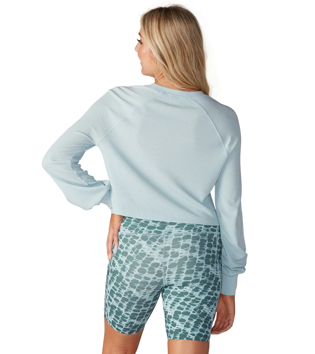 Tavi Waffle Knit Crop Long Sleeve - Image 3