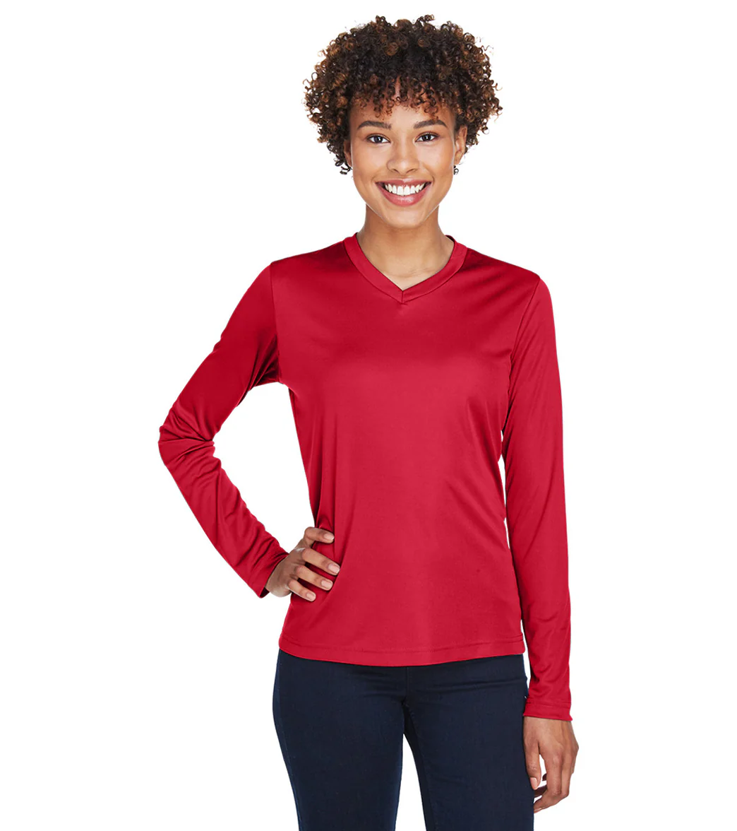 Team 365 Women's Zone Performance Long Sleeve T-Shirt - Image 14