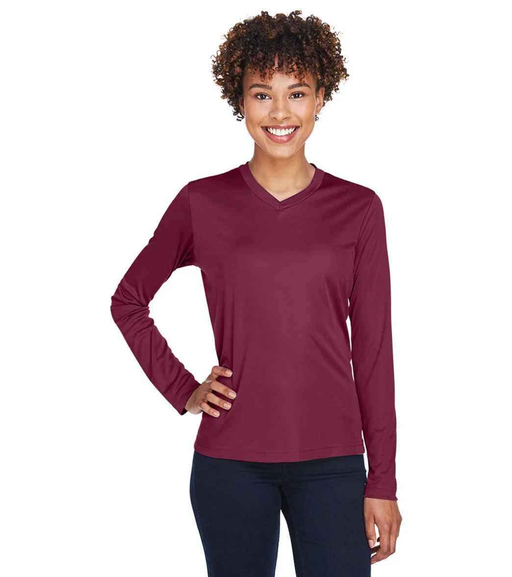 Team 365 Women's Zone Performance Long Sleeve T-Shirt - Image 58