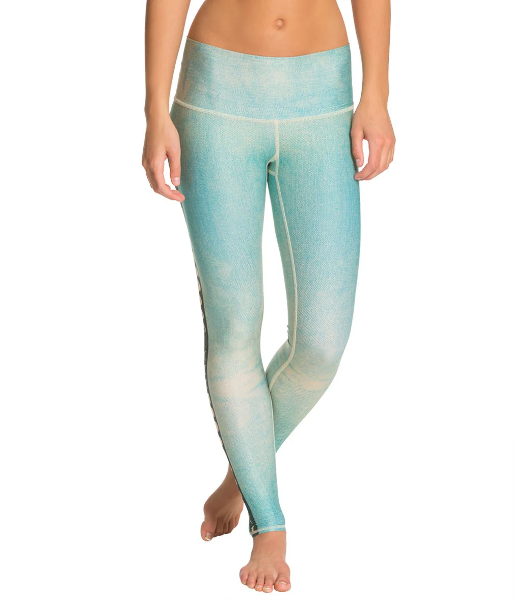 Teeki Blue Moon Yoga Leggings - Image 2
