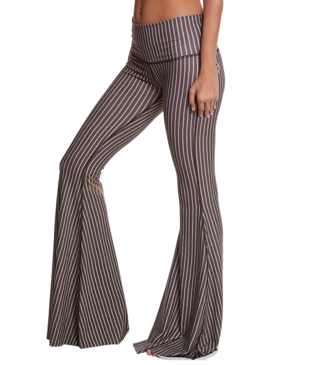 Teeki Dust & Gold Bell Bottom Yoga Pants- Extra Length - Image 2
