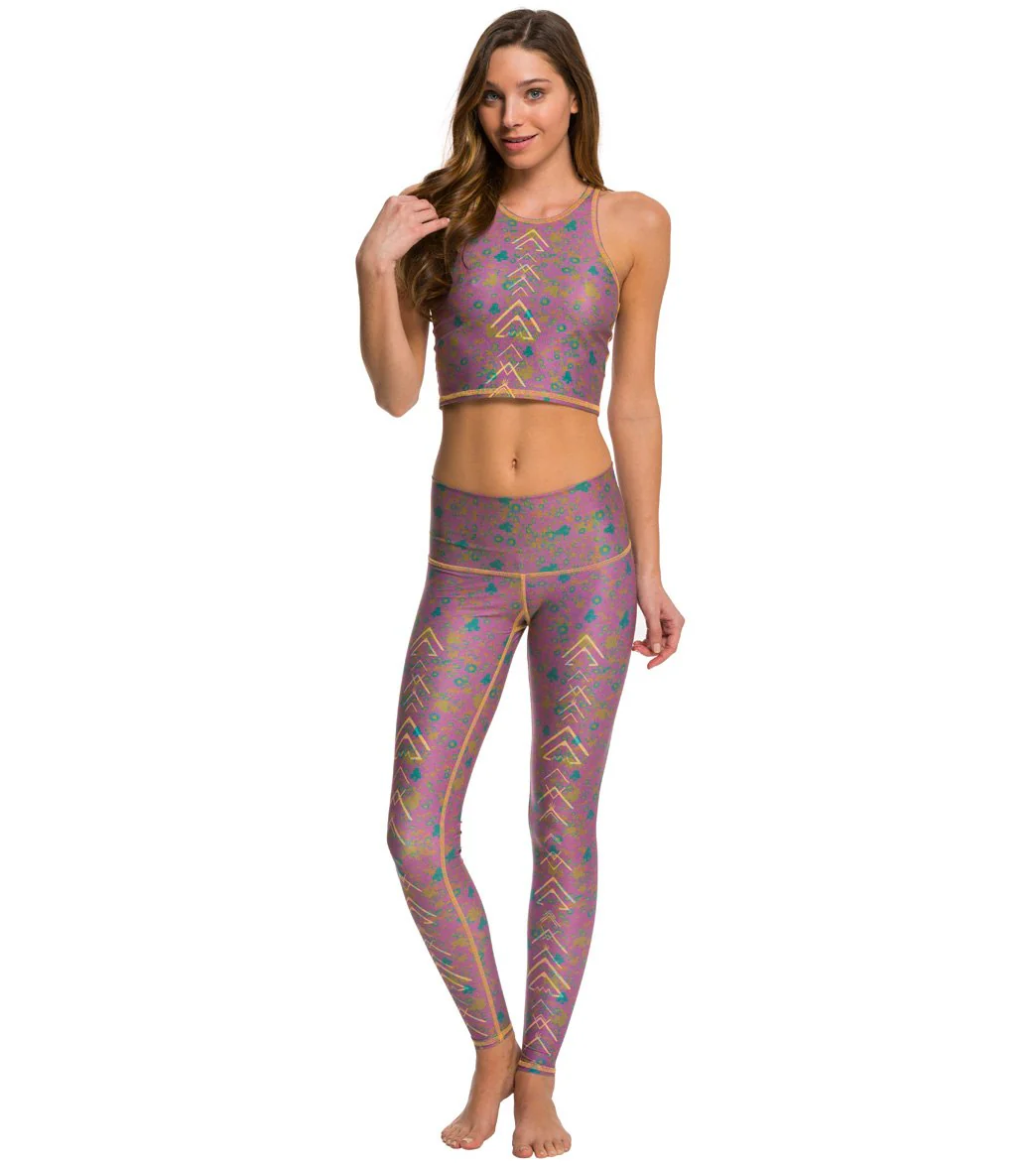 Teeki Meadow Mermaid Yoga Crop Top - Image 4