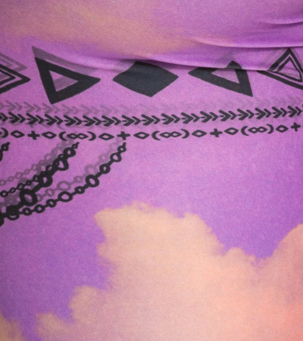 Teeki Purple Hazed Yoga Capris - Image 5