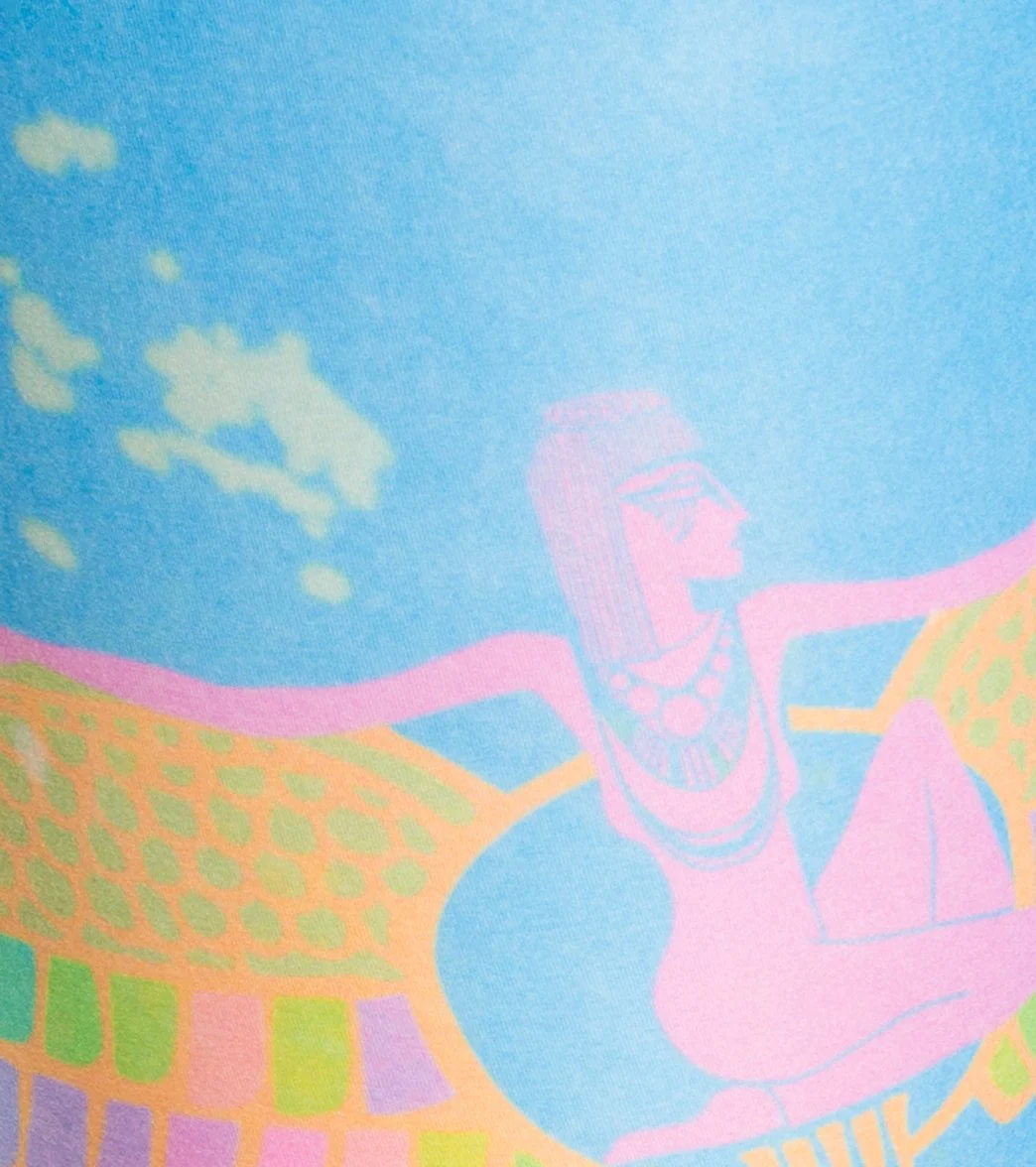 Teeki Rainbow Priestess Blue Yoga Leggings - Image 5