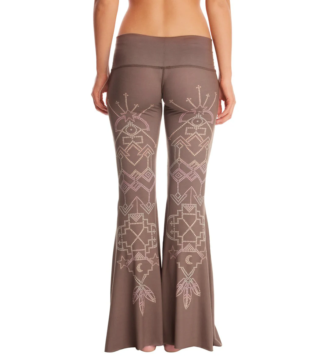 Teeki Seven Crowns Bell Bottom Yoga Pants - Image 3