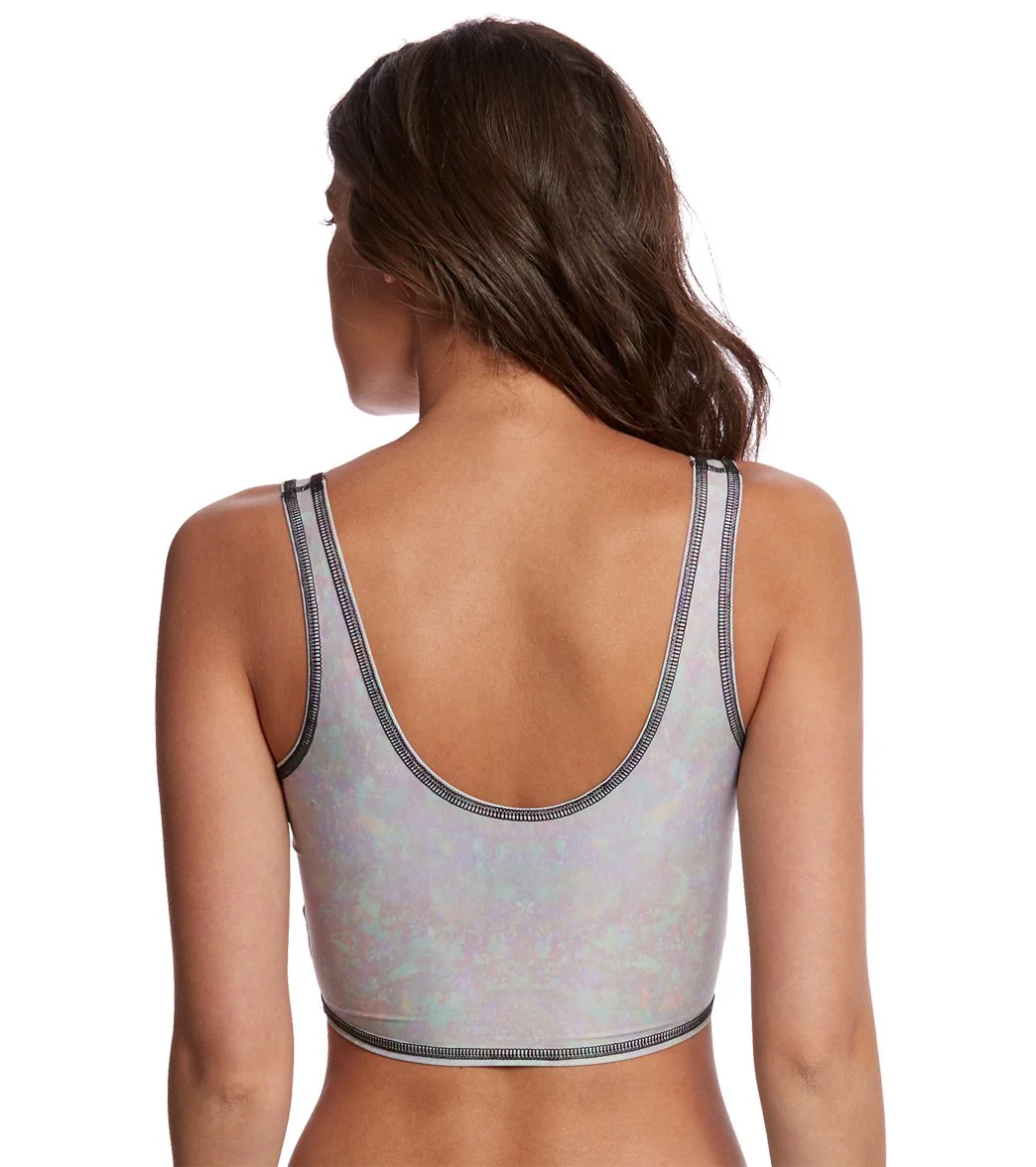 Teeki White Snake Opal Black Thread Lover Tank - Image 3