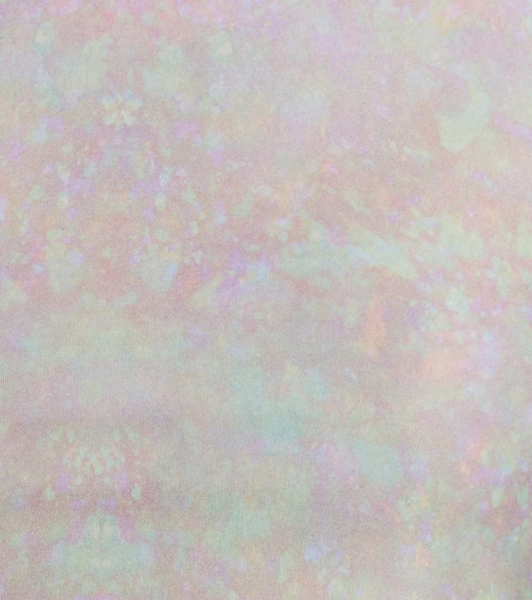 Teeki White Snake Opal Cream Thread Mermaid Crop Top - Image 5