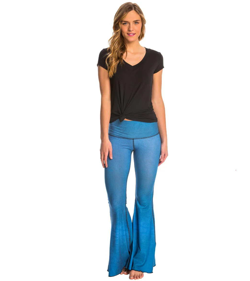 Teeki Woodstock Bell Bottom Yoga Pants - Image 4