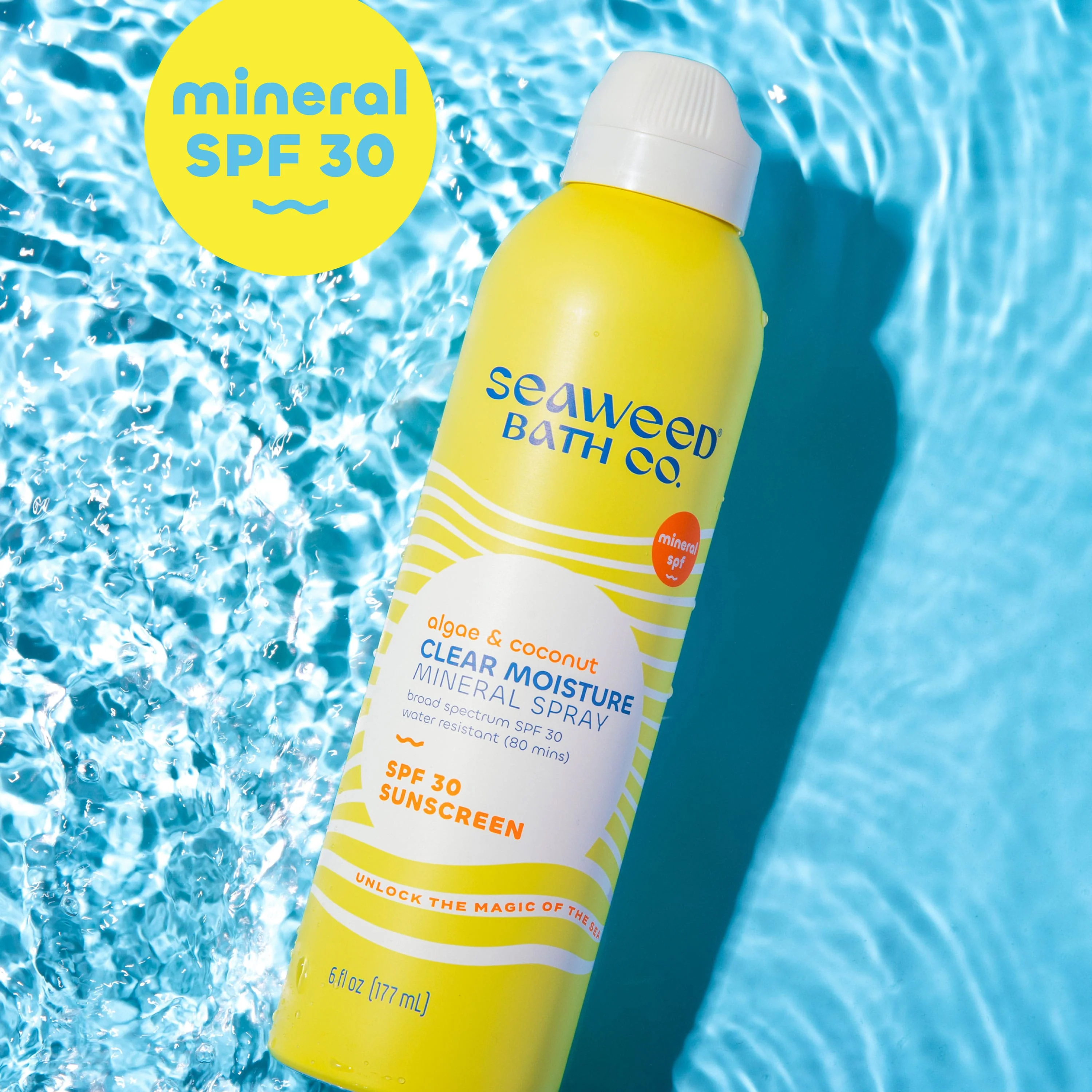 The Seaweed Bath Co. Clear Moisture Mineral SPF 30 Spray 6oz - Image 2