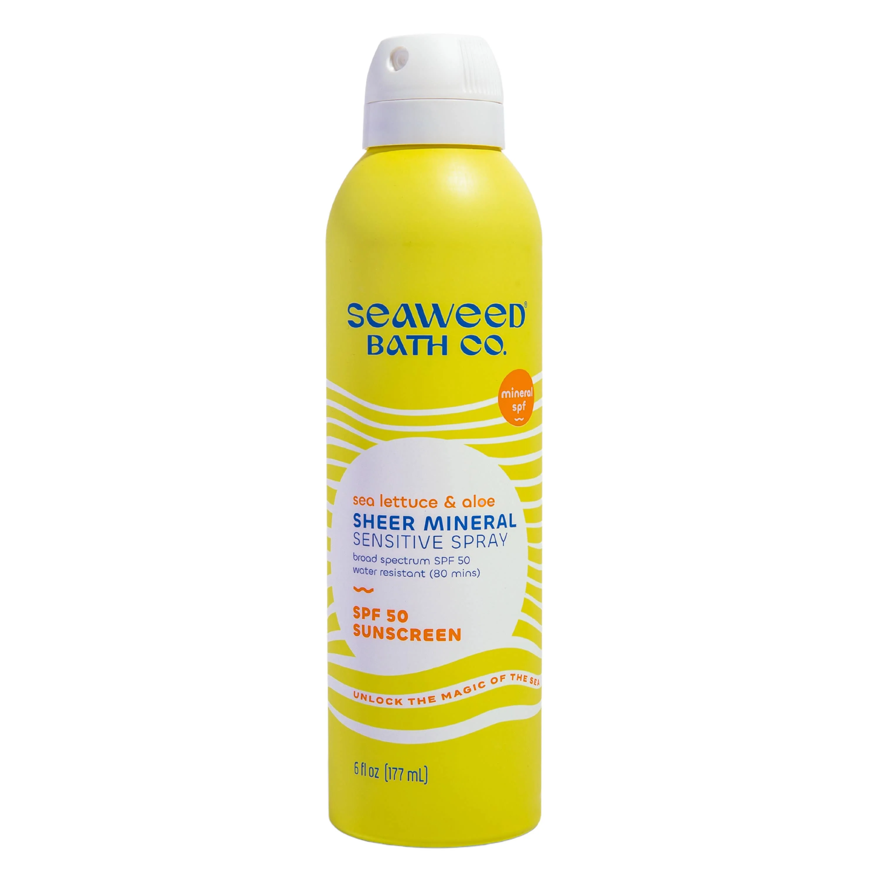 The Seaweed Bath Co. Sheer Mineral Sensitive SPF 50 Spray 6oz