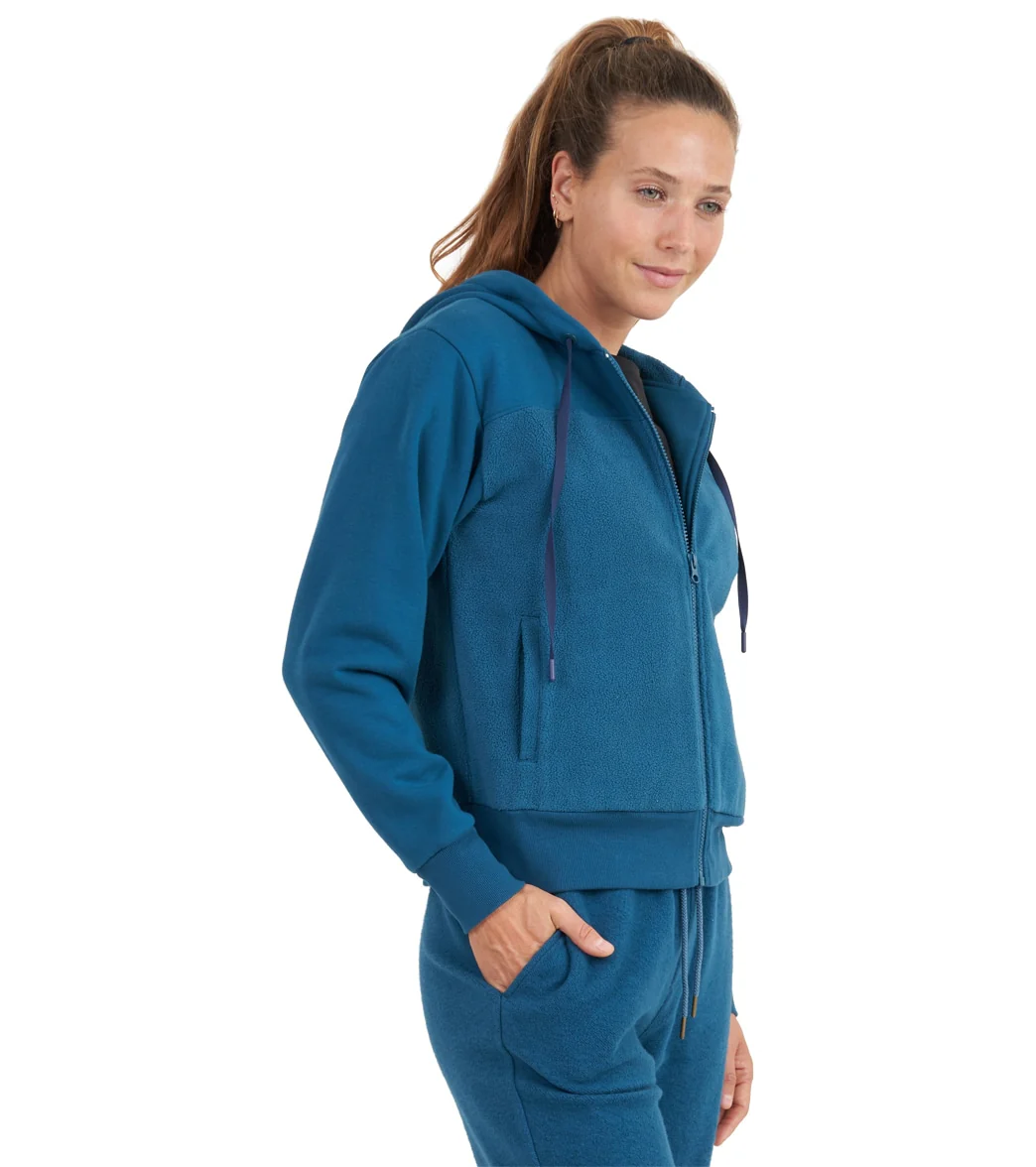 Thrive Societe Sherpa Zip Hoodie - Image 2