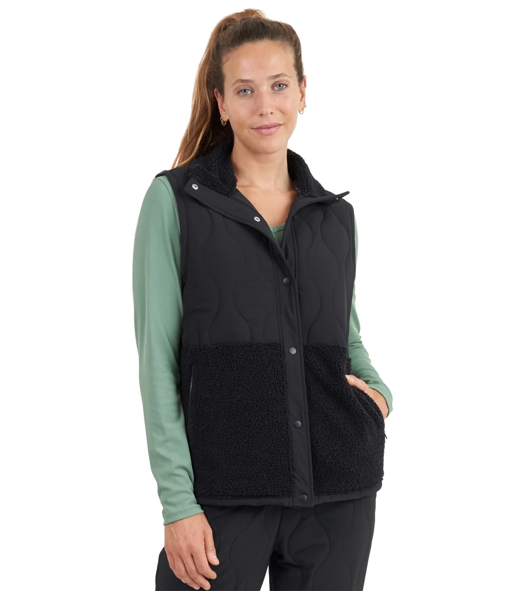 Thrive Societe Teddy Quilted Vest - Image 2
