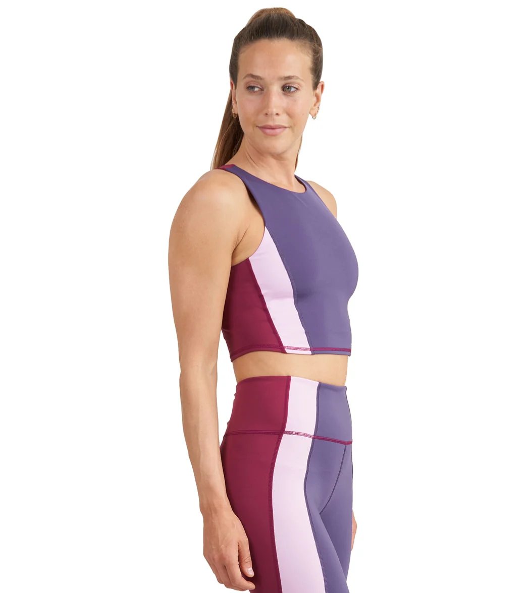 Thrive Societe Zip Color Block Bra - Image 4