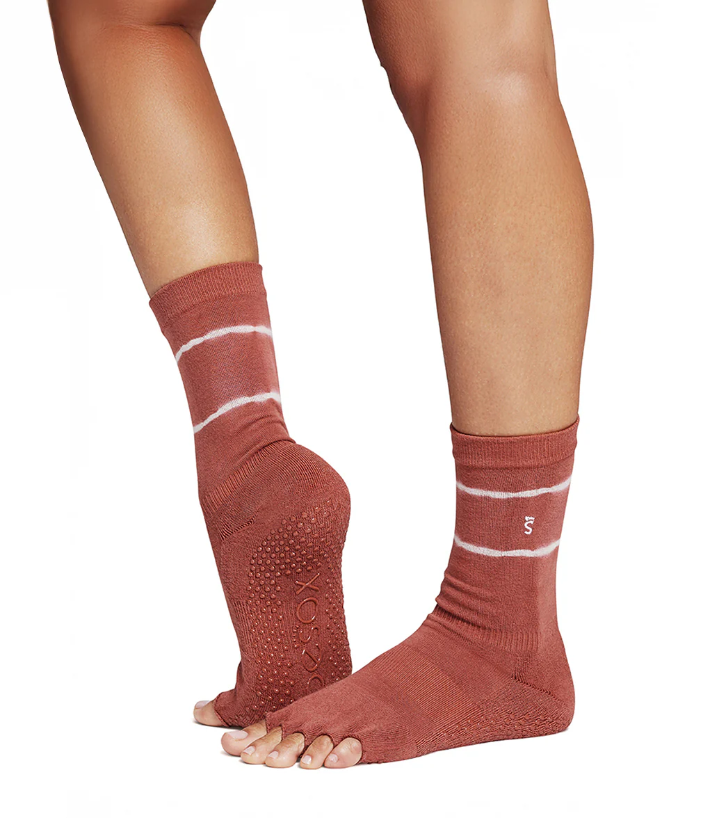 Toesox Crew Half Toe Grip Socks - Image 22