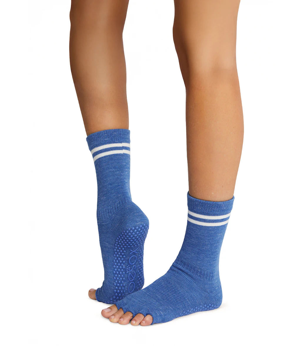 Toesox Crew Half Toe Grip Socks - Image 35
