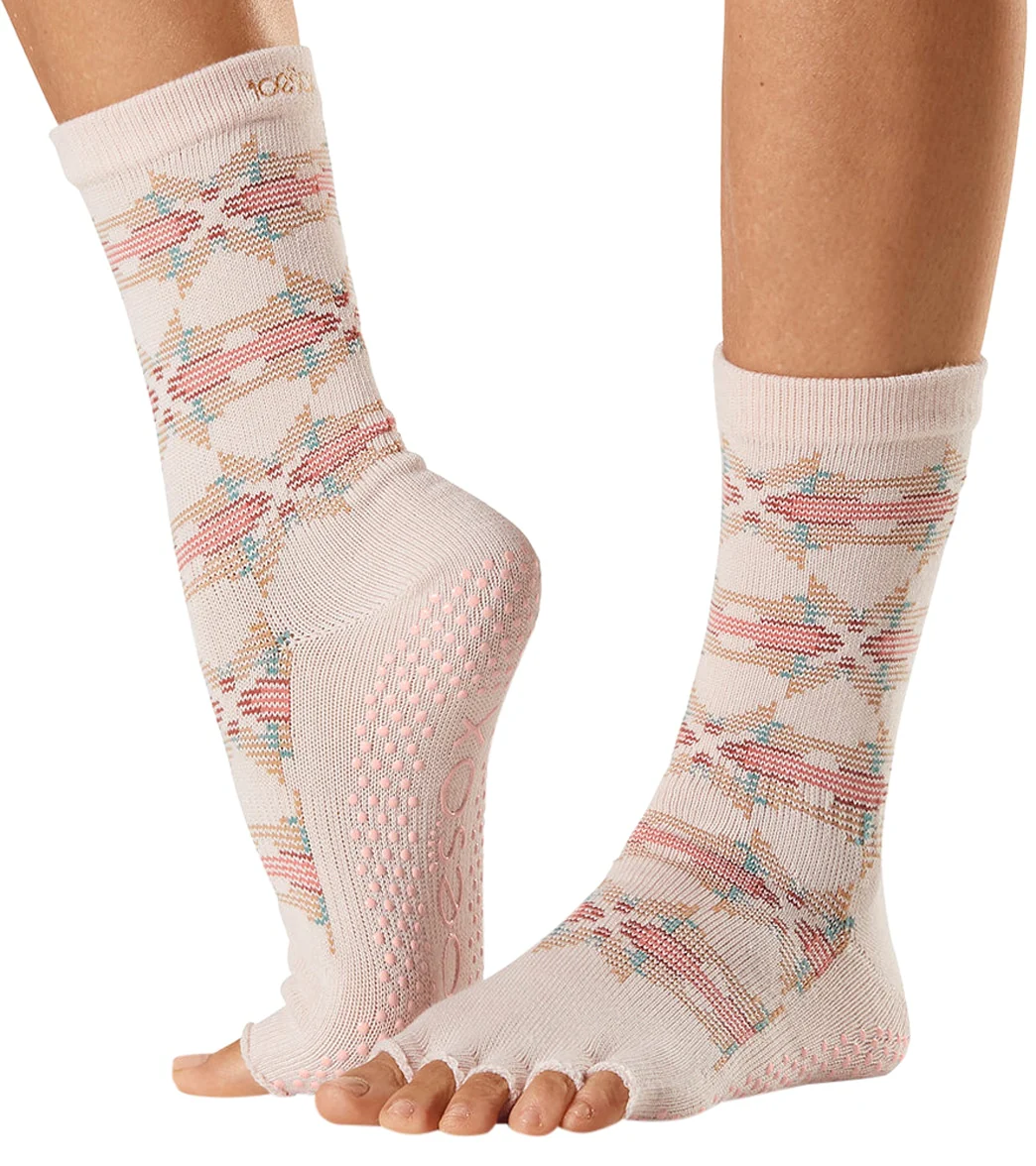 Toesox Crew Half Toe Grip Socks - Image 44