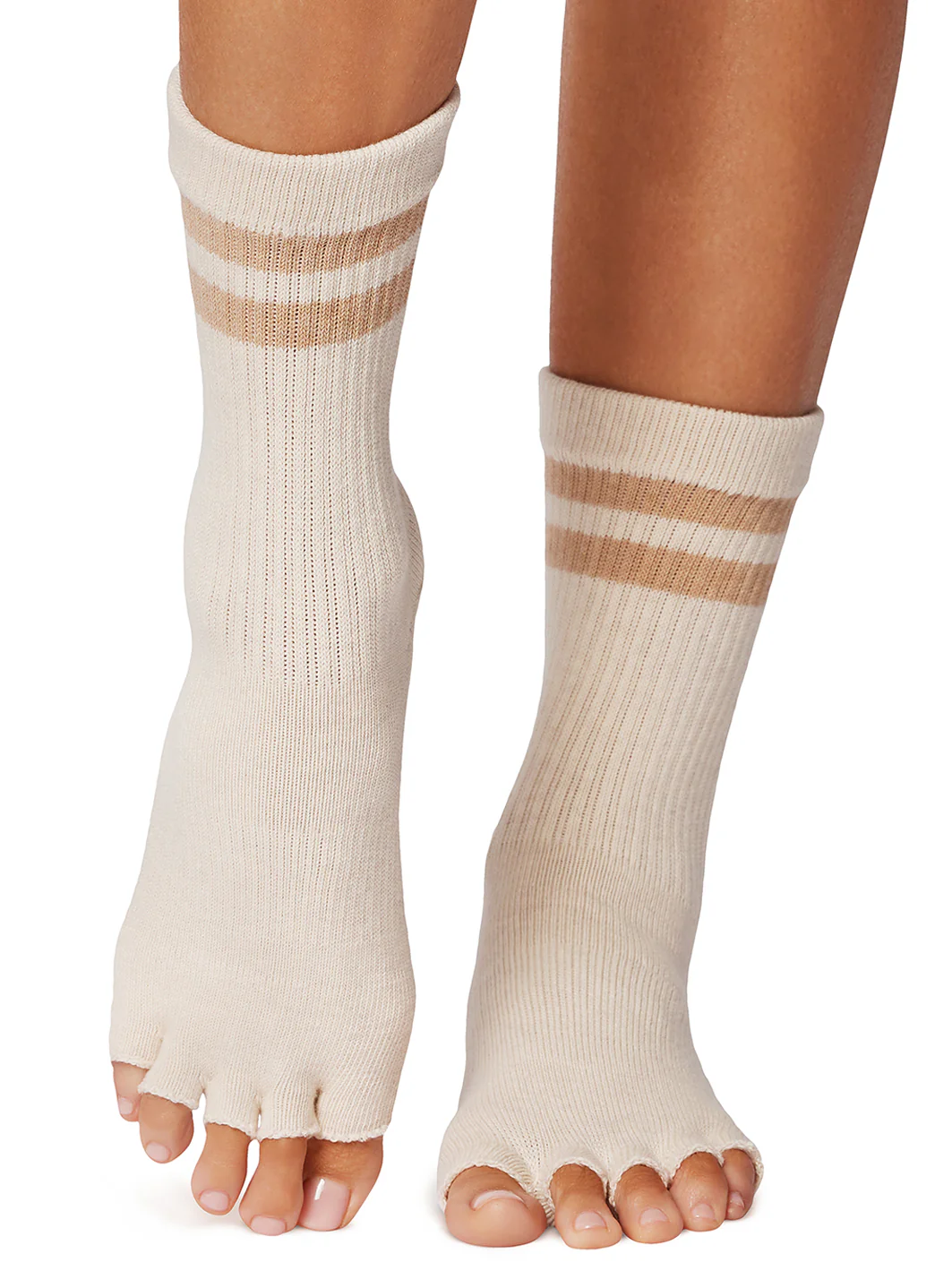Toesox Crew Half Toe Grip Socks - Image 7