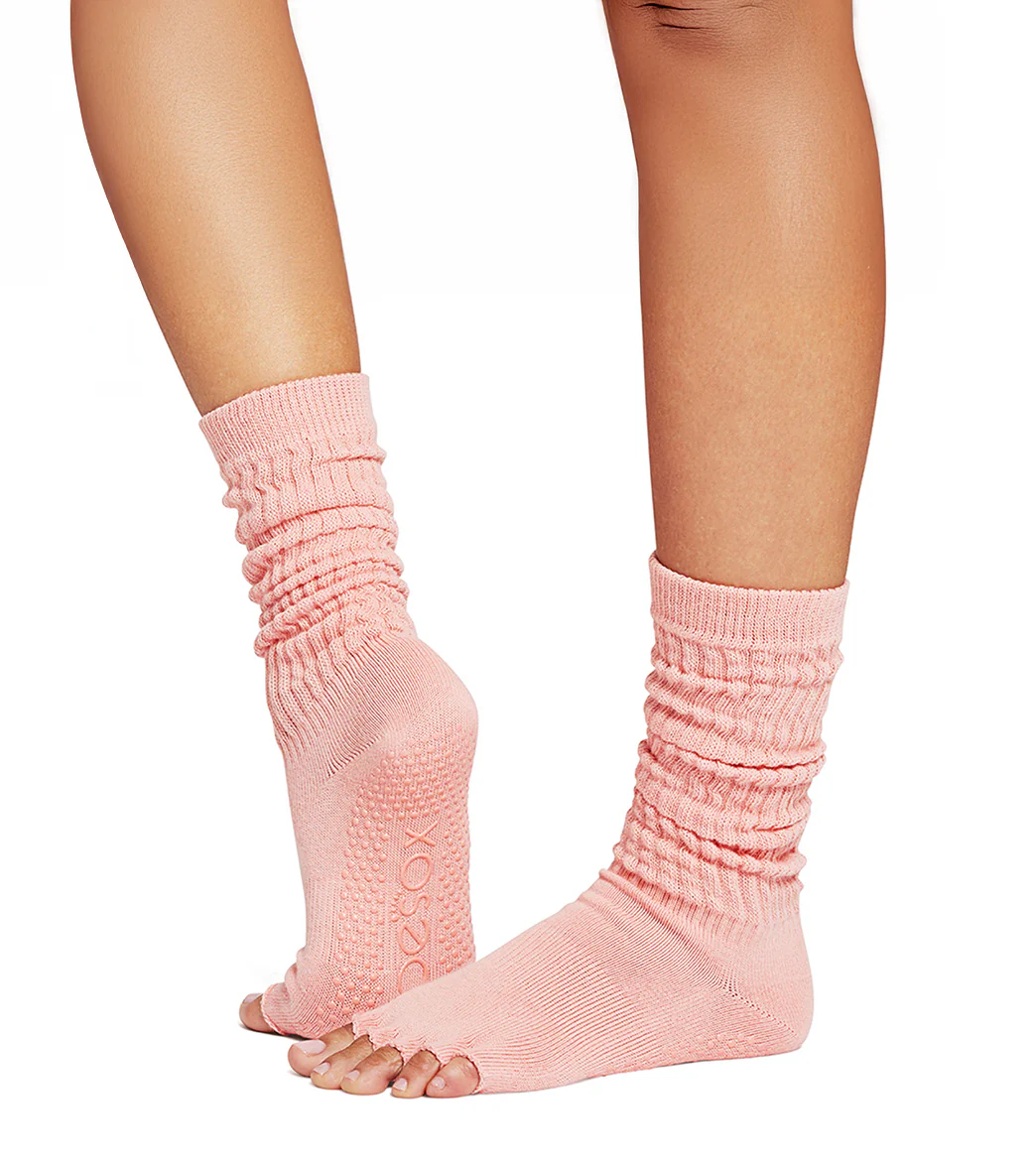 Toesox Slouch Half-Toe Grip Socks - Image 2