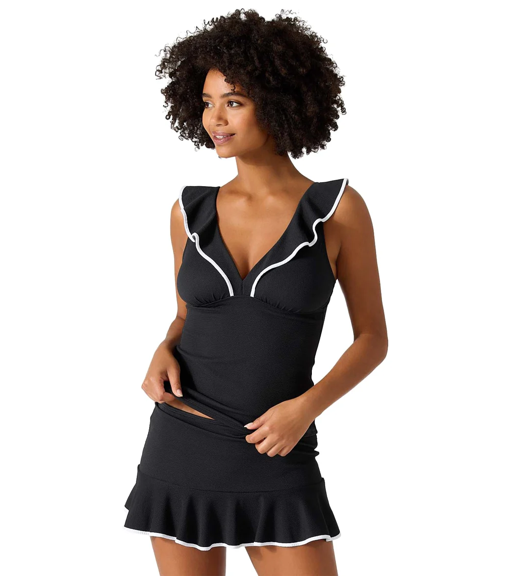 Tommy Bahama Island Cays Cabana Ruffle Tankini Top - Image 13