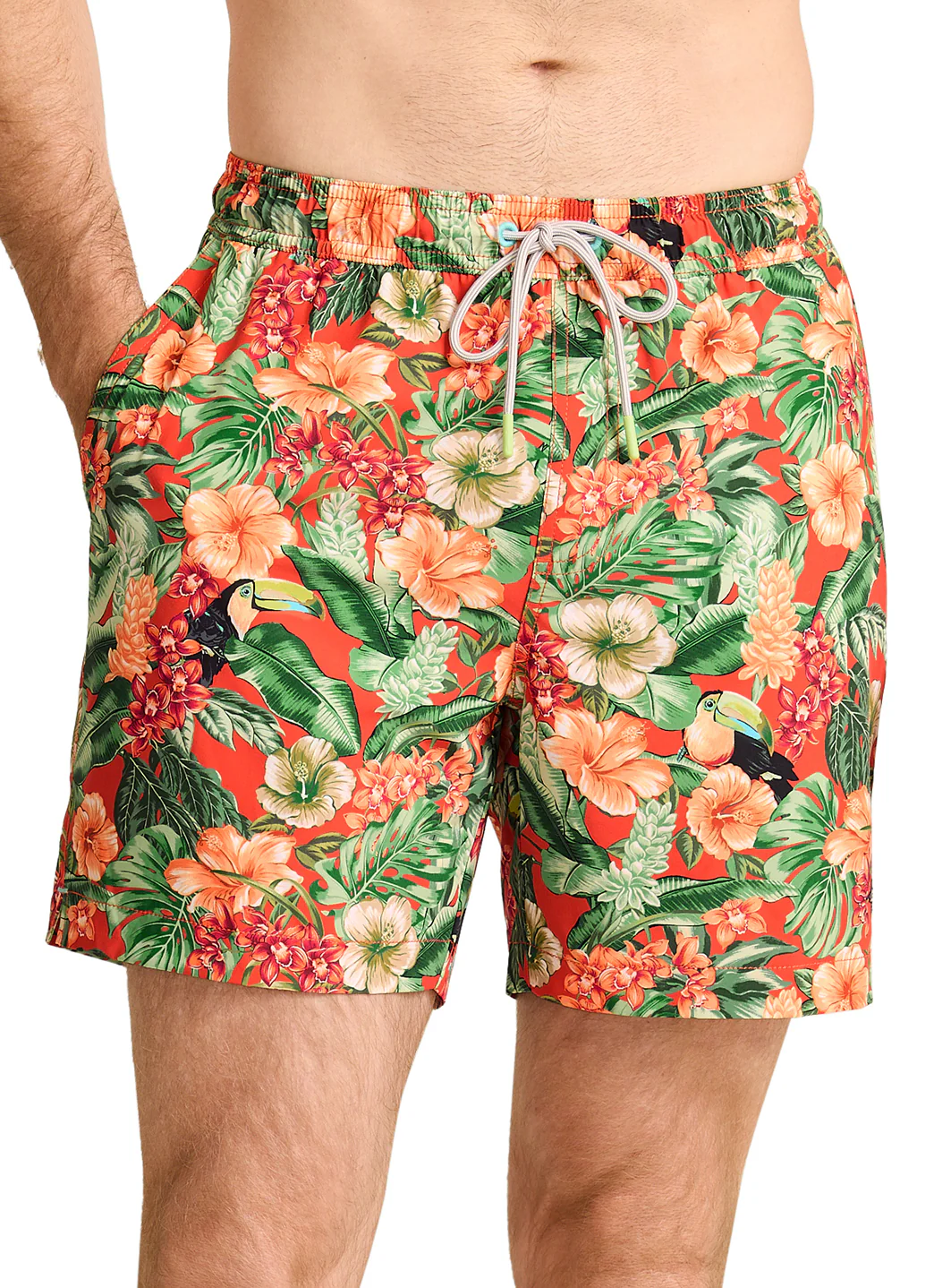 Tommy Bahama Men's Naples Toucan Paradise 6" Inseam Swim Trunks - Image 3