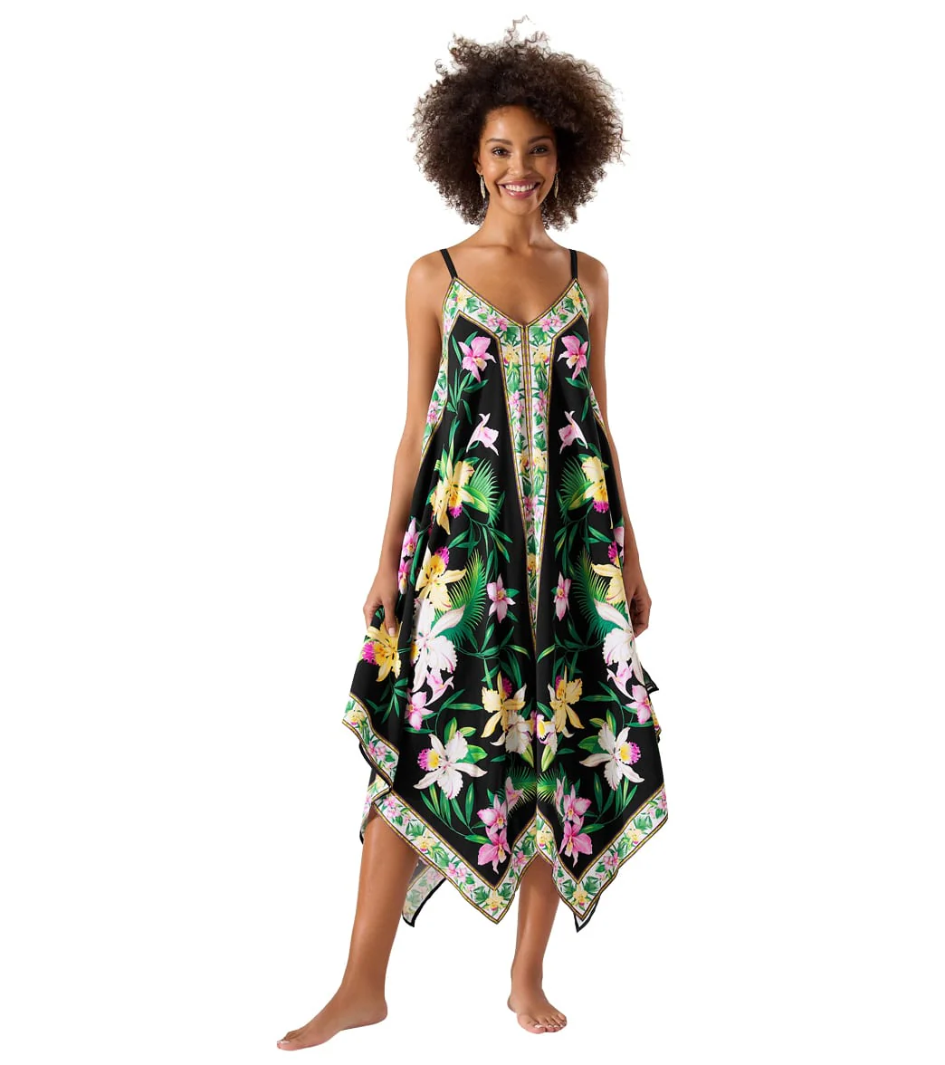 Tommy Bahama Orchid Garden Scarf Cover Up Dress