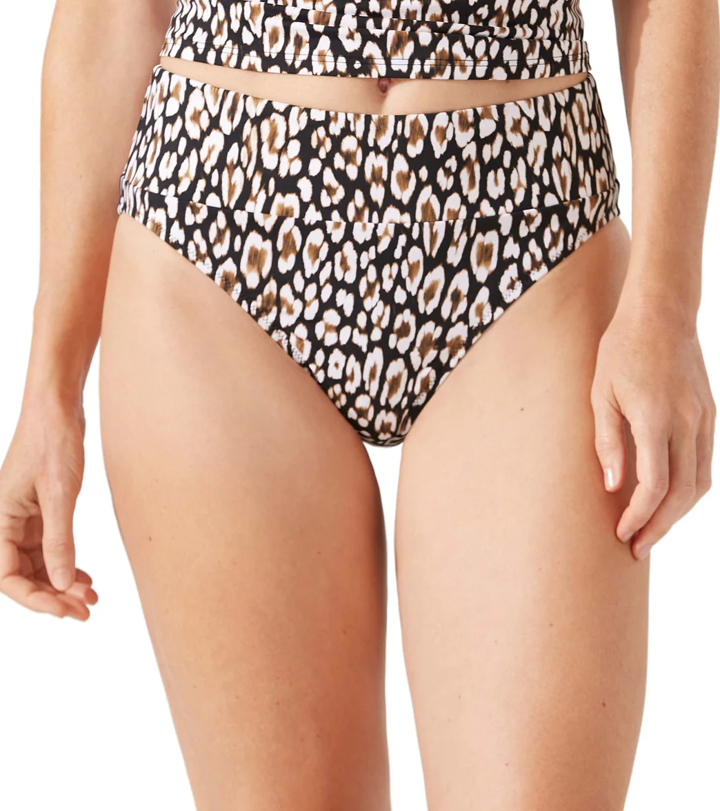 Tommy Bahama Palm Modern Safari Cat High Waist Bikini Bottom - Image 5