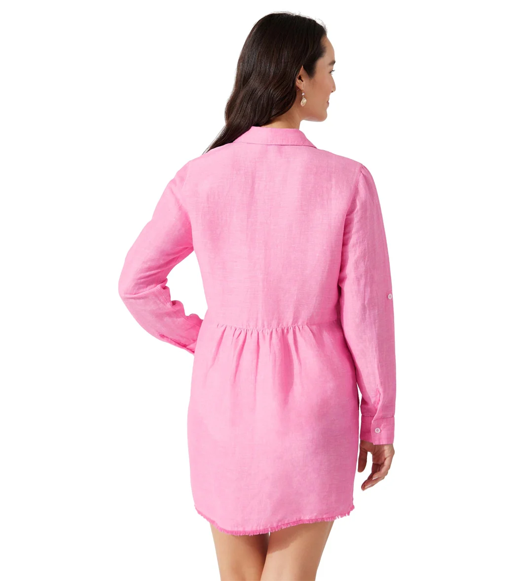 Tommy Bahama St Lucia Boyfriend Cover Up Shirt - Image 2