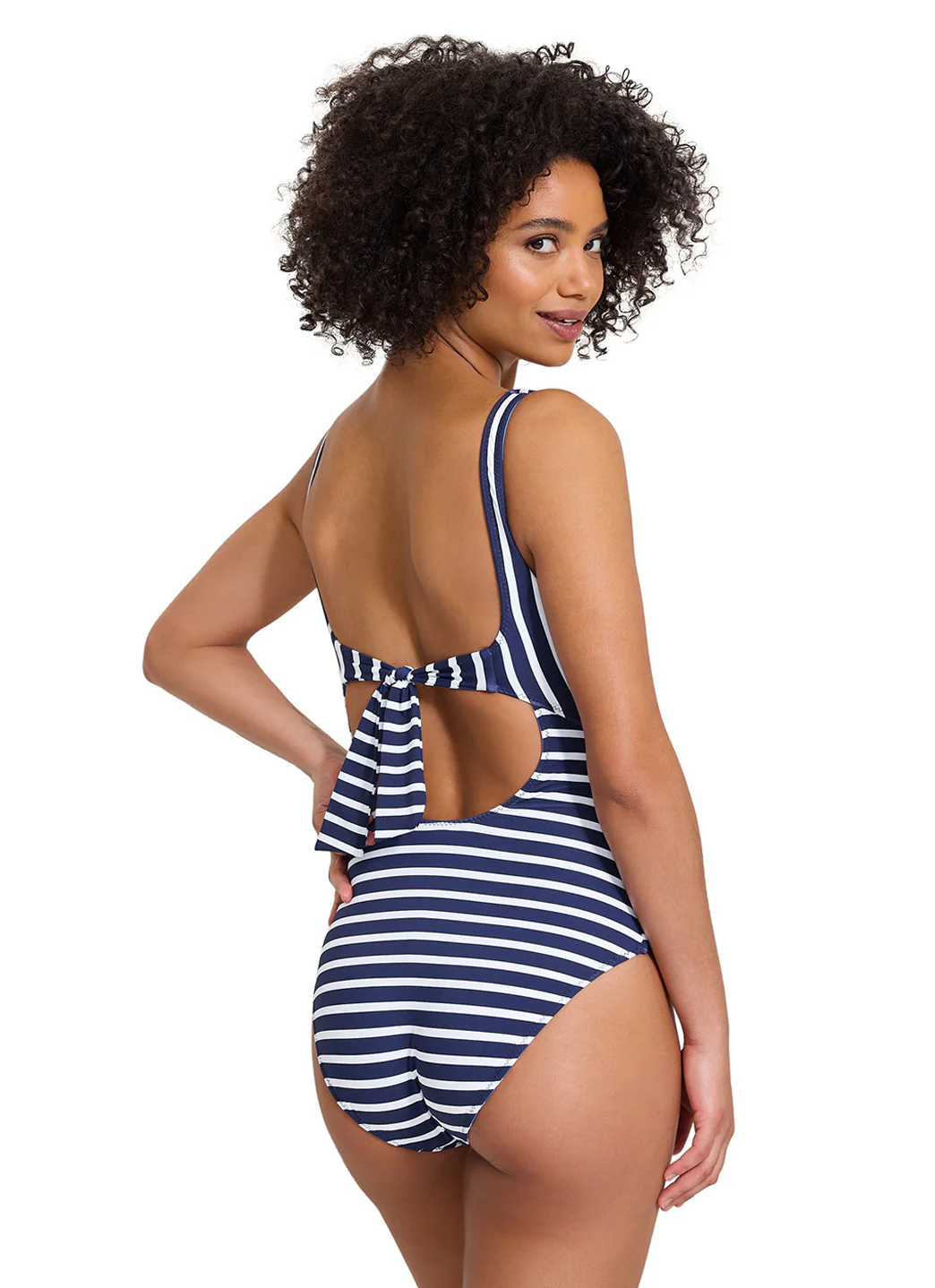 Tommy Bahama Women's Coastline Stripe Reversible Tank One Piece Swimsuit - Image 5