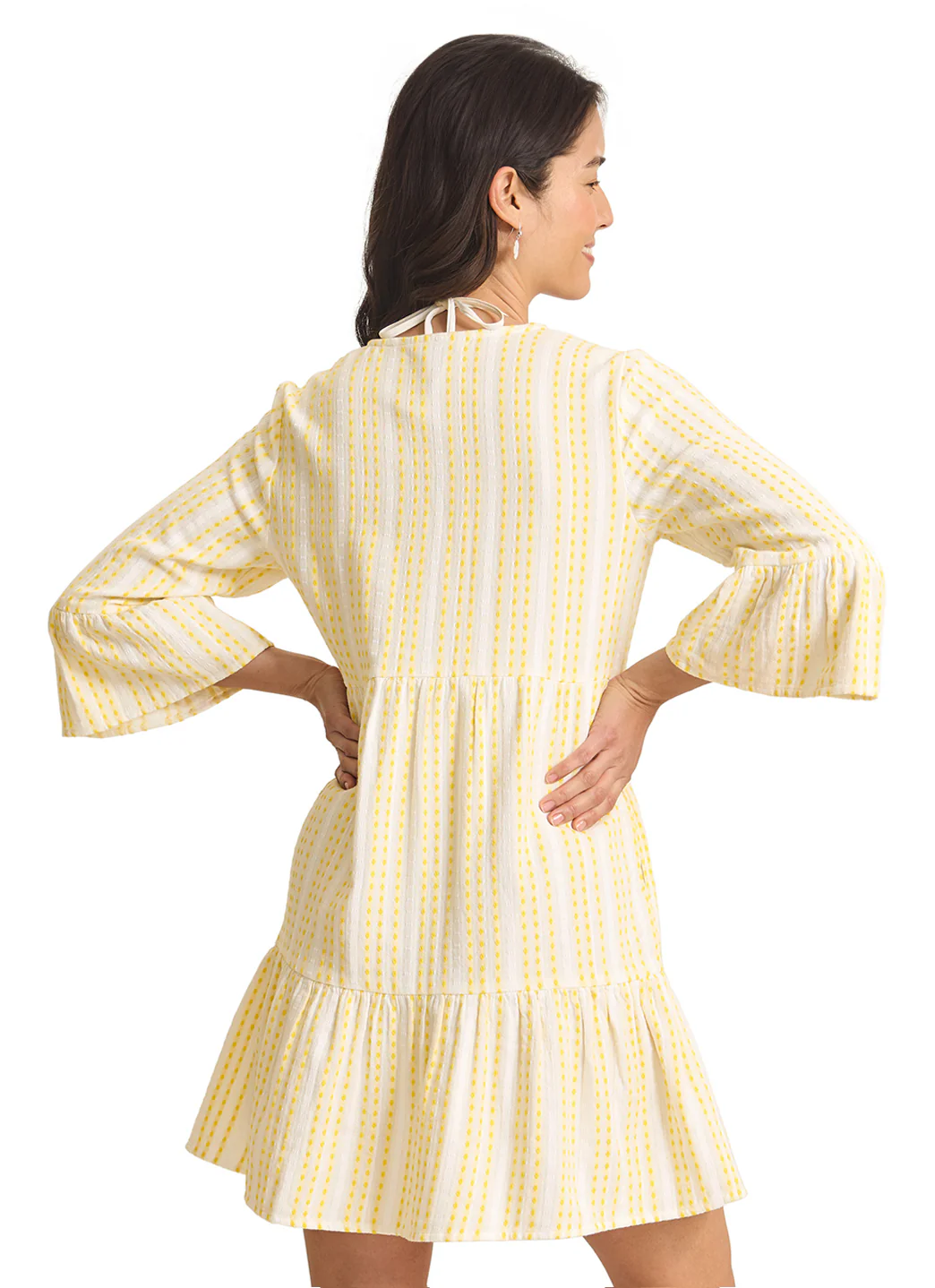 Tommy Bahama Women's Cotton Dobby Tiered Dress - Image 3