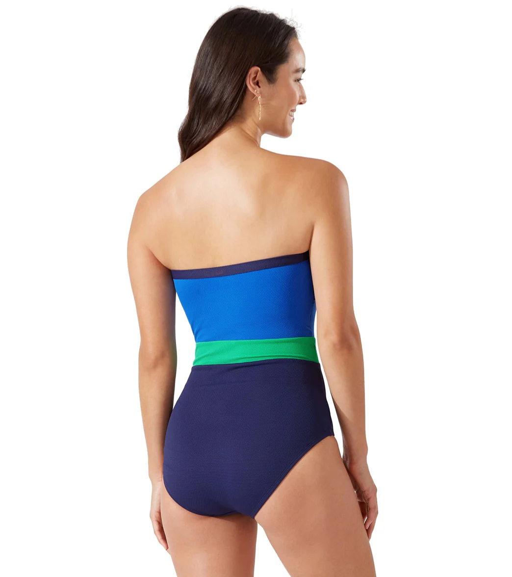 Tommy Bahama Women's Island Cays Bandeau One Piece Swimsuit - Image 2