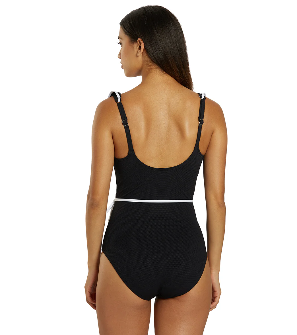 Tommy Bahama Women's Island Cays Cabana Wrap Front One Piece Swimsuit - Image 8