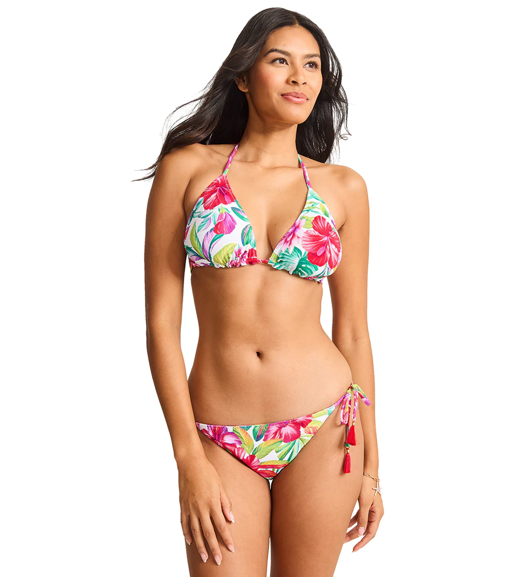 Tommy Bahama Women's Island Cays Fiesta Reversible String Bikini Top - Image 4