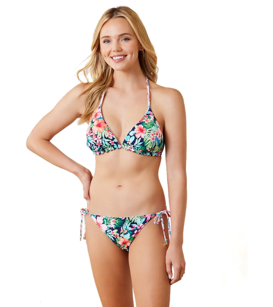 Tommy Bahama Women's Island Cays Flora Reversible String Bikini Top - Image 4