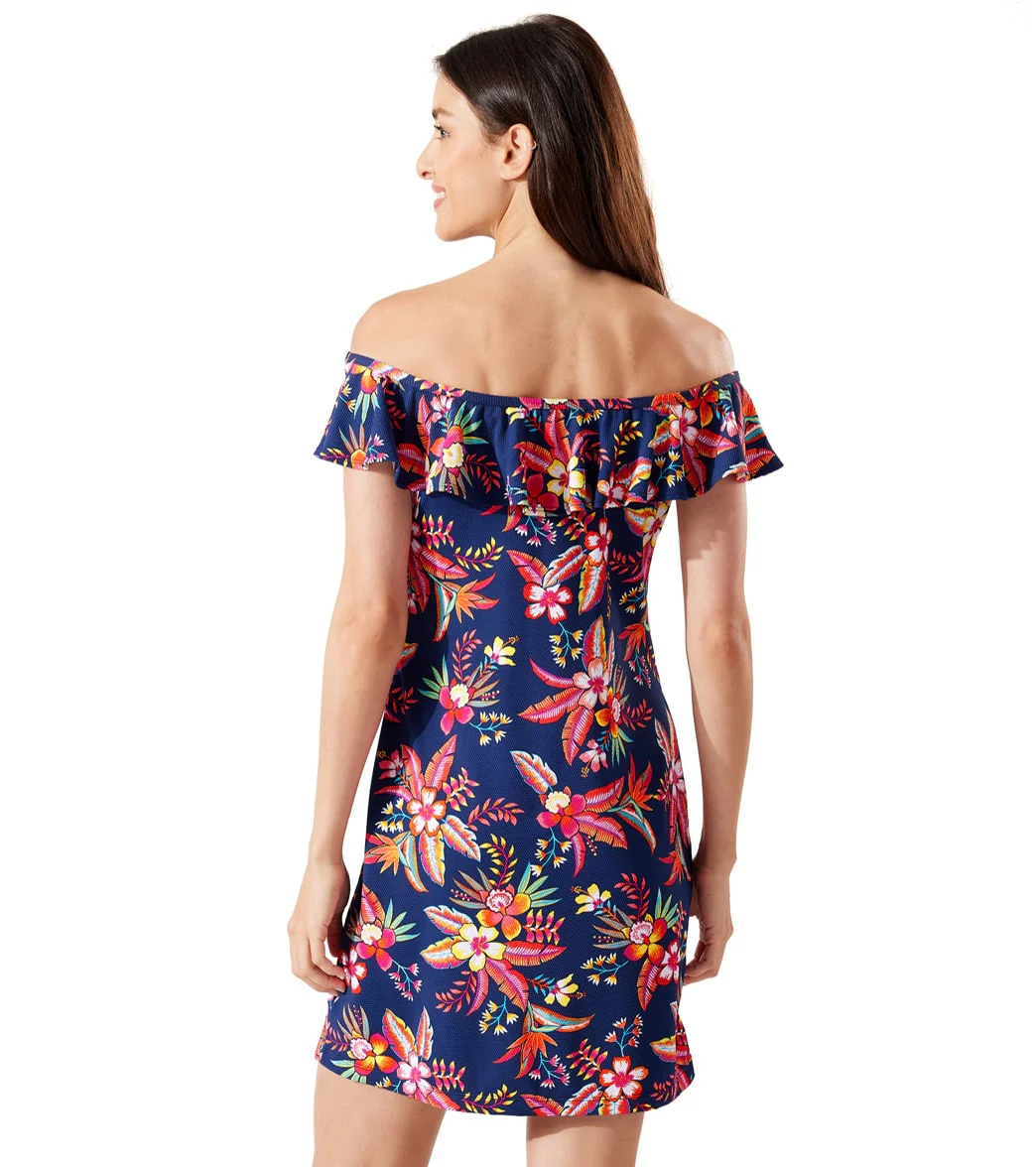 Tommy Bahama Women's Island Cays Off The Shoulder Spa Dress - Image 2