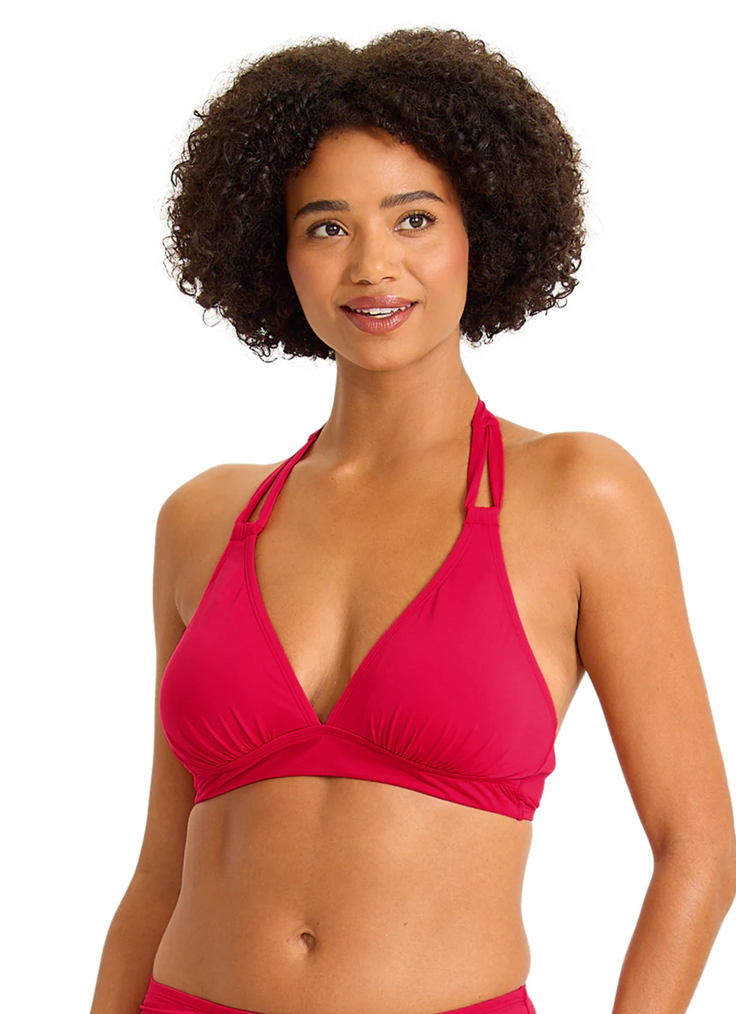Tommy Bahama Women's Pearl Solids Double Strap Halter Bikini Top - Image 3