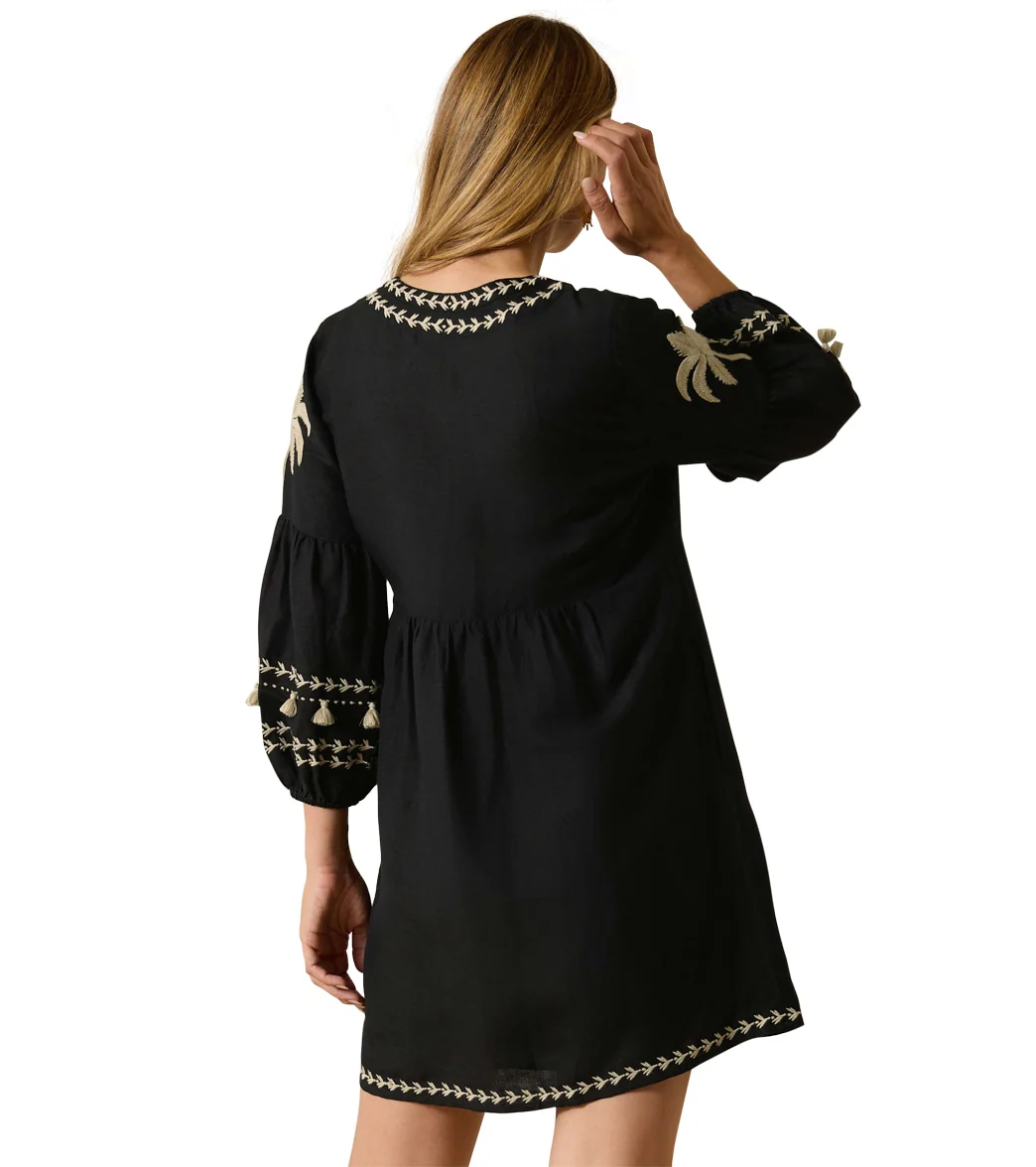 Tommy Bahama Women's Playa Brava Palm Embroidered Cover Up Dress - Image 3