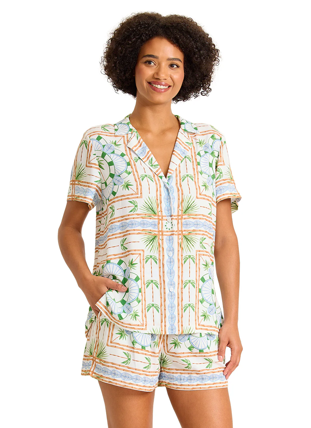 Tommy Bahama Women's Poolside Palms Camp Shirt - Image 2
