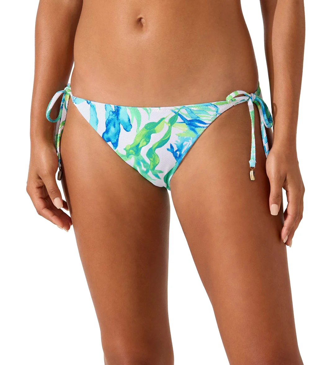 Tommy Bahama Women's Sea Fronds Reversible String Bikini Bottom - Image 8