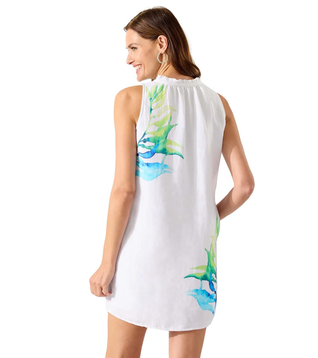 Tommy Bahama Women's Sea Fronds Split Neck Dress - Image 3