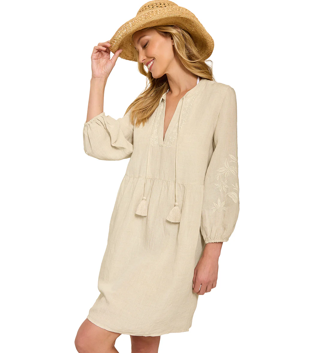 Tommy Bahama Women's St Lucia Floral Embroidered Dress - Image 7