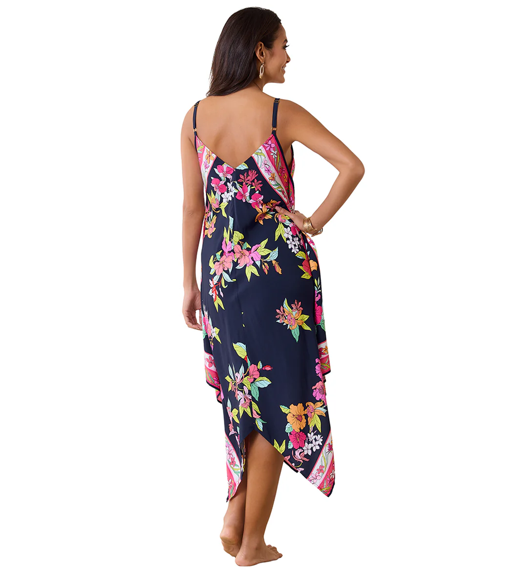 Tommy Bahama Women's Summer Floral Scarf Cover Up Dress - Image 2