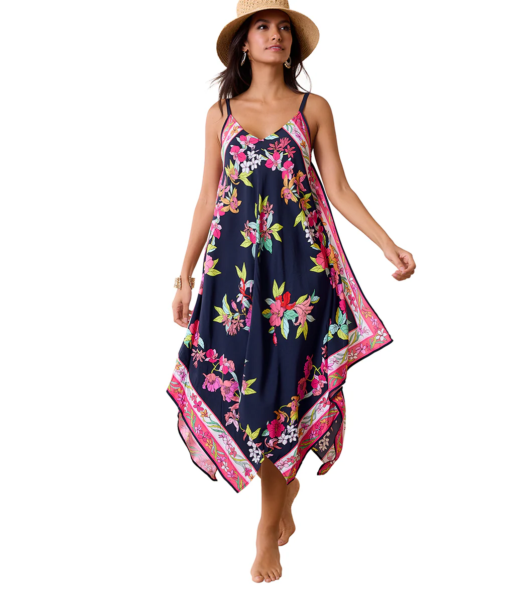 Tommy Bahama Women's Summer Floral Scarf Cover Up Dress - Image 3