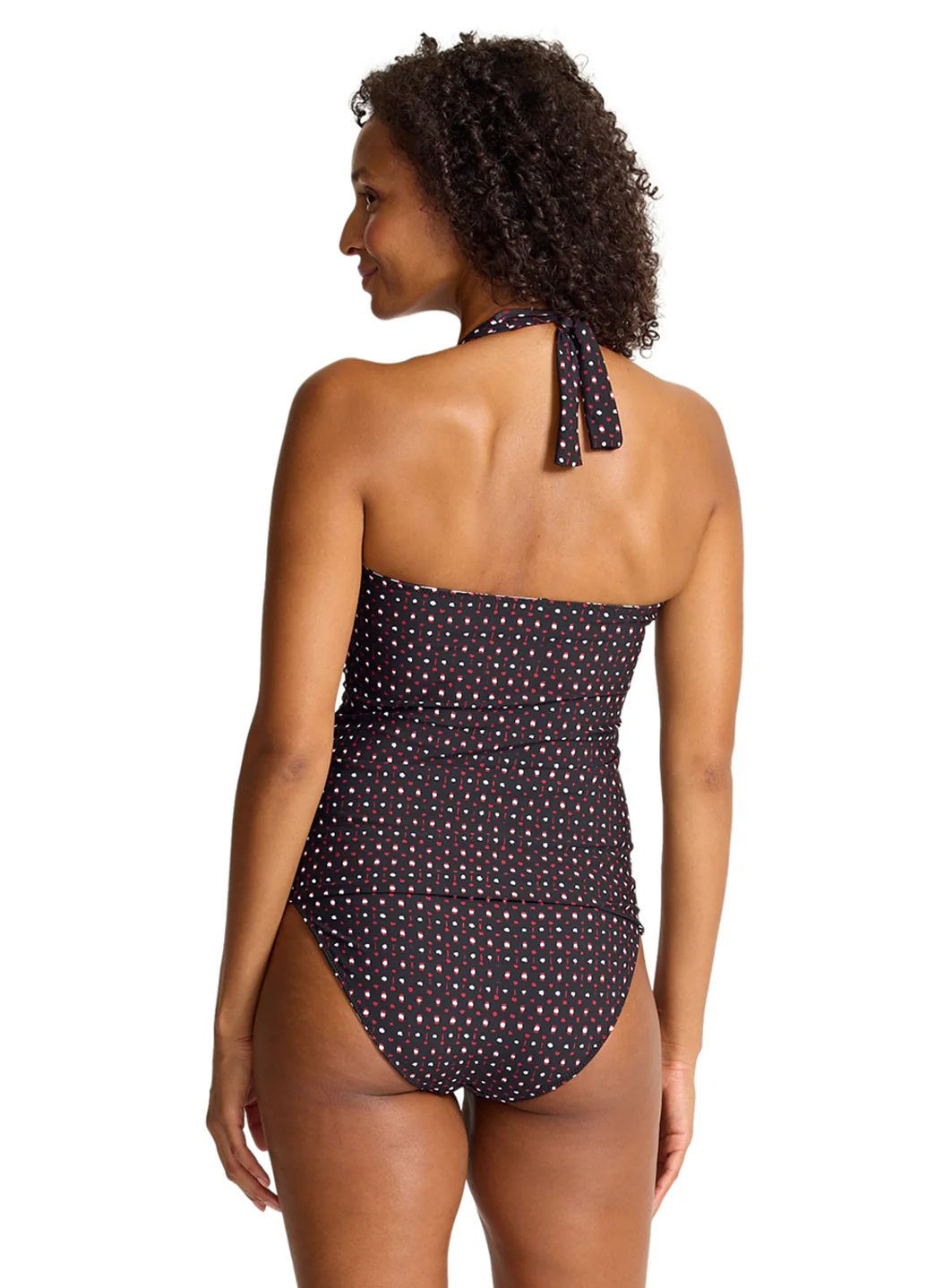 Tommy Bahama Women's Sunset Blooms Reversible Halter Tankini Top - Image 4
