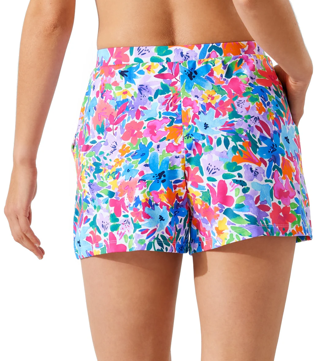 Tommy Bahama Women's Watercolor Floral Swim Shorts - Image 2