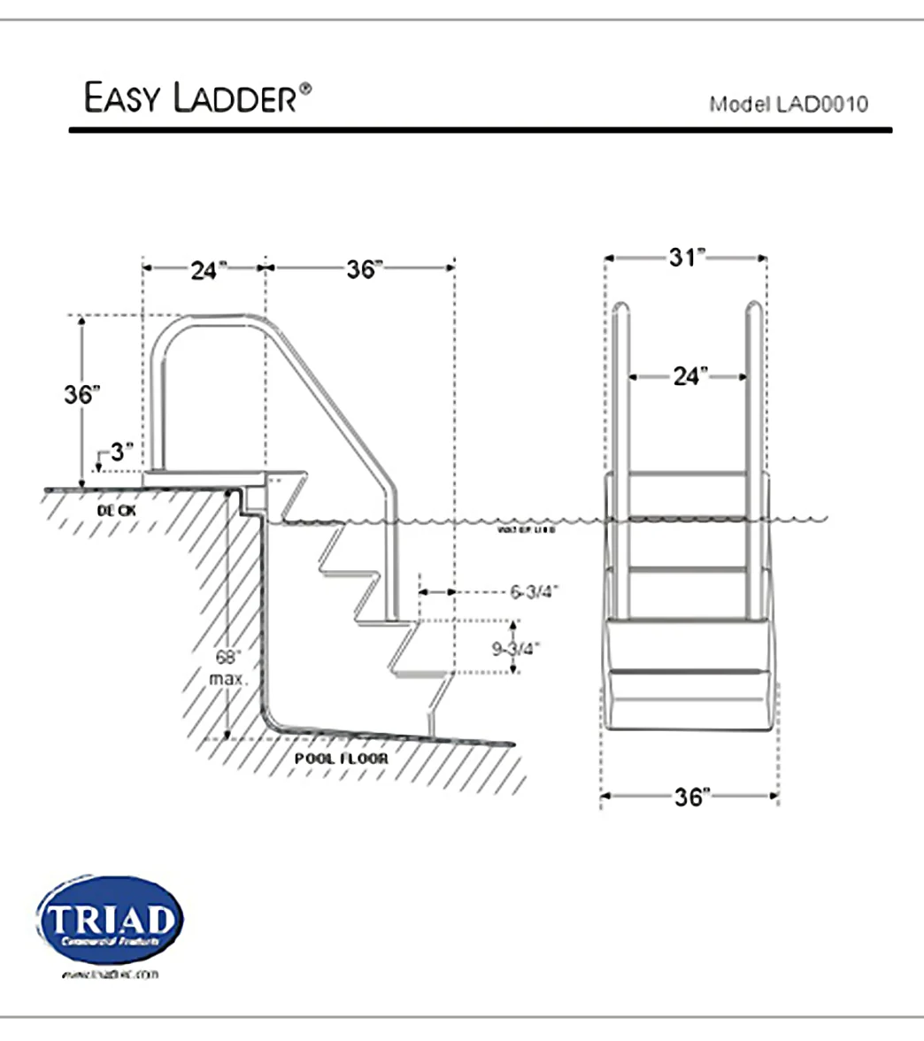 Triad Classic 6-Step Easy Ladder - Image 3