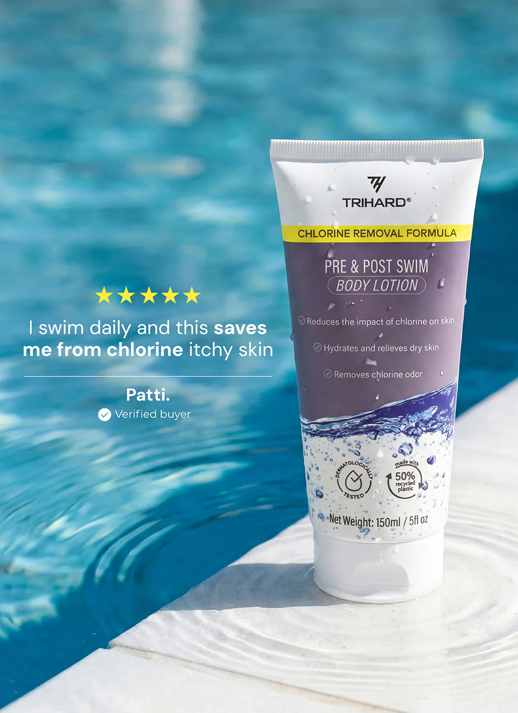 Trihard Pre & Post-Swim Body Lotion 3.5fl oz - Image 8